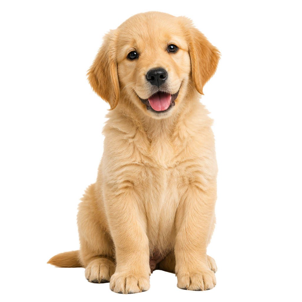 Pet cutout with the background removed
